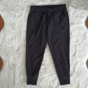 Athleta Black City Joggers Womens 8p Pull-on Pants Stretch Waist